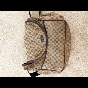 Gucci authentic diaper bag